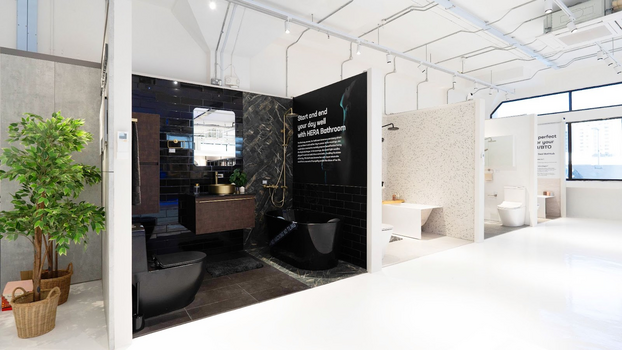 2. hera bathroom experience center - mock-up booths 1