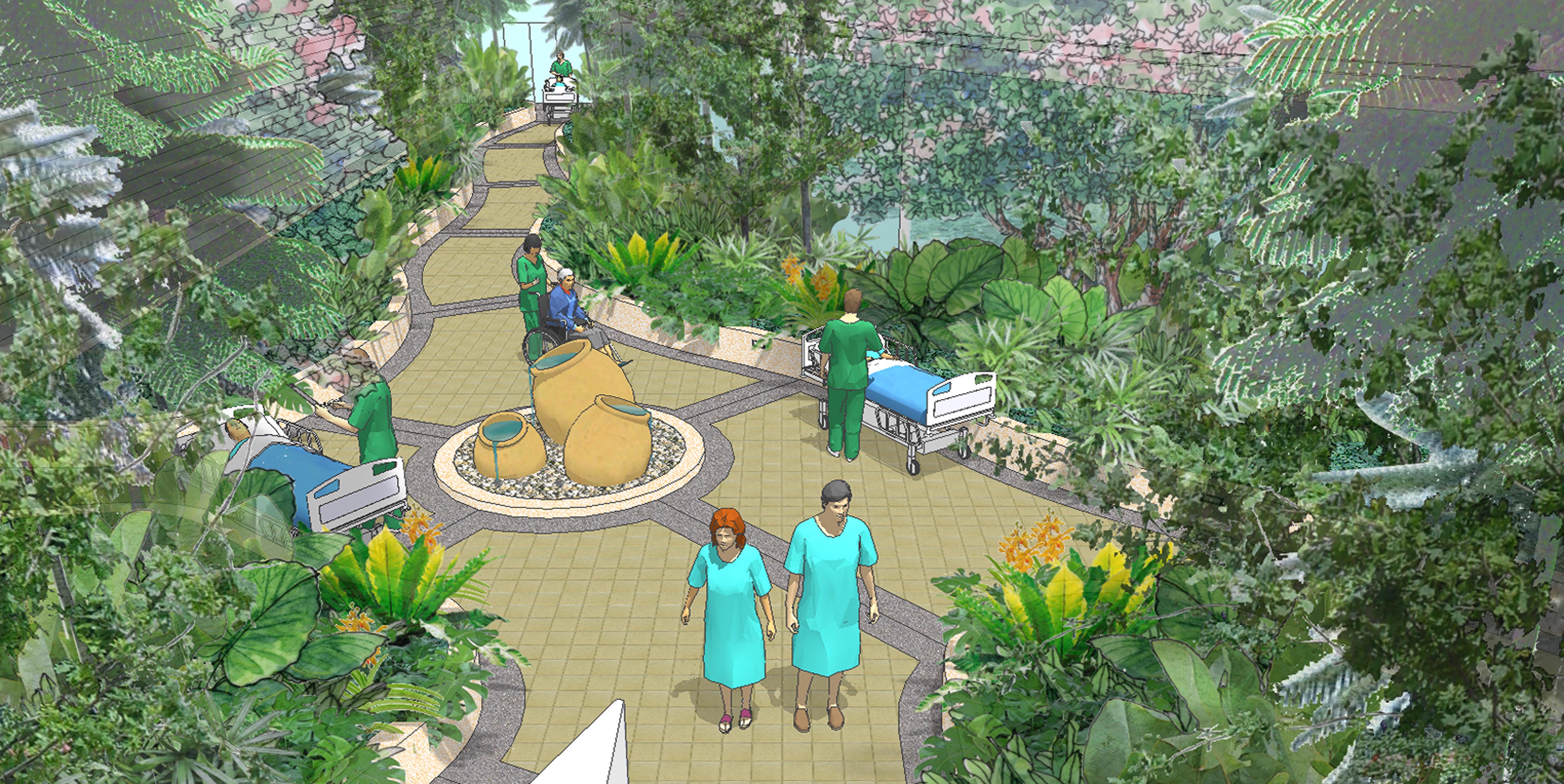 Outdoor ICU (garden)