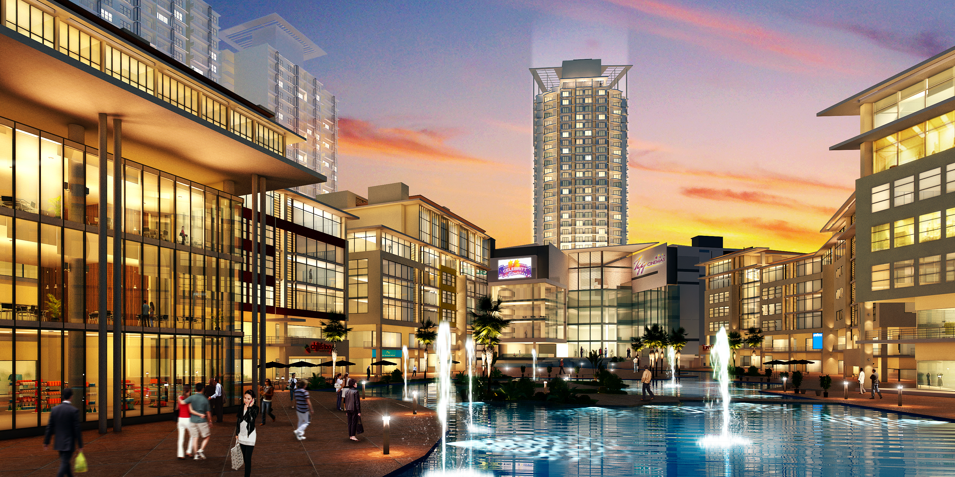 View of Trigon from SetiaWalk