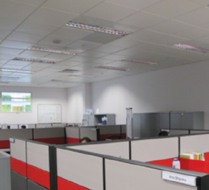 ERI@N’sCleanTech One office space in Singapore equipped with energy efficient ECOPHIT® chilled ceiling technology (Source NTU)