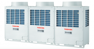 The SMMS-e is the next-gen model of the Toshiba VRF system.