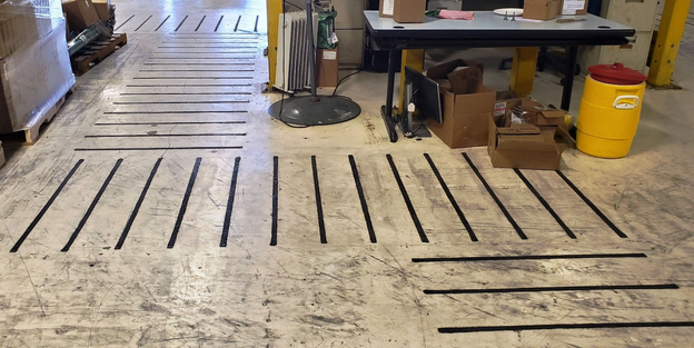 Form-a-tread used on warehouse floor2